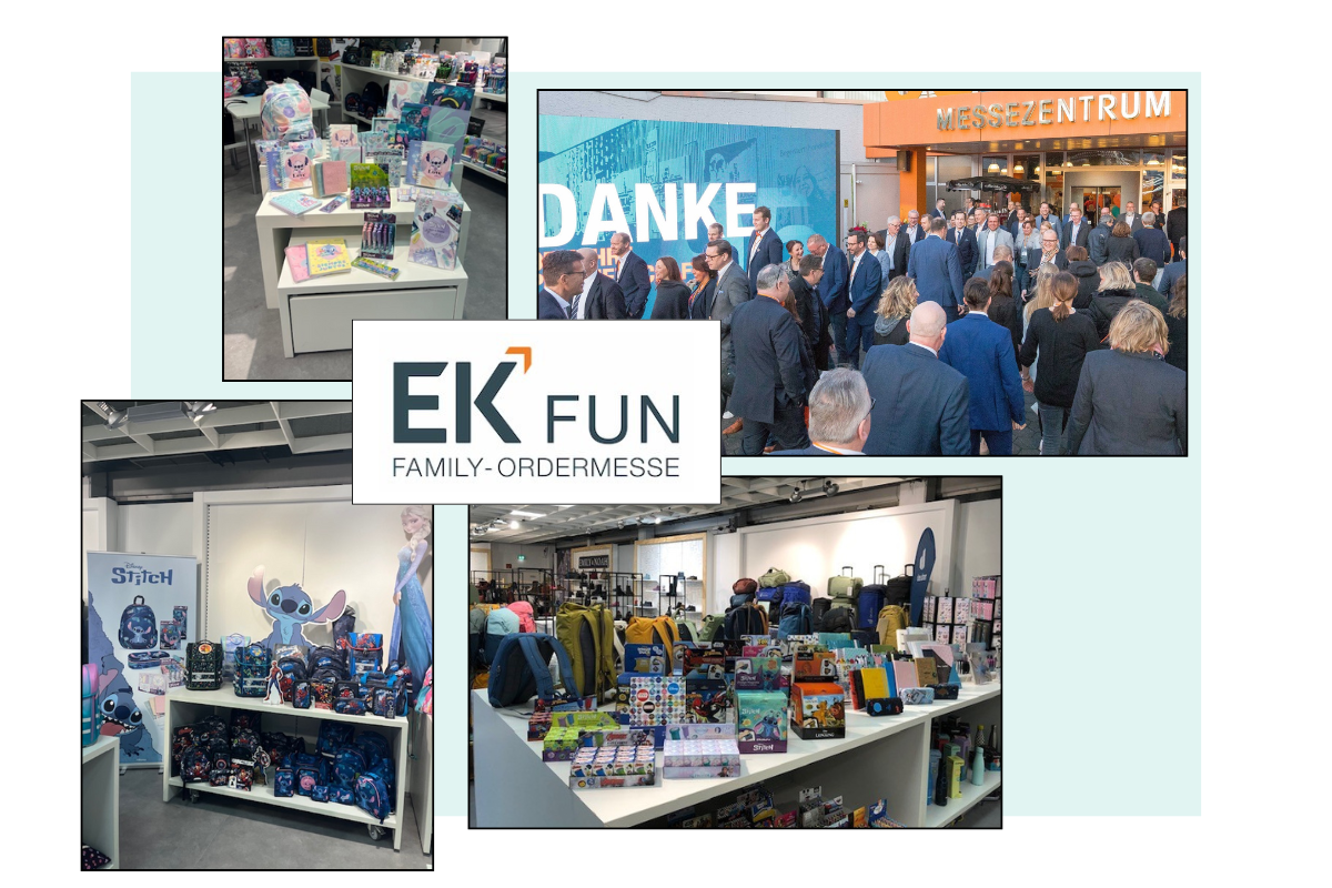Collage: Eindrücke unseres Sortiments, das Sie auf der EK Live erwarten dürfen.