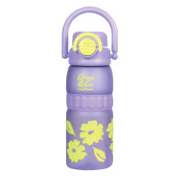 Wasserflasche SPHERA 740ml FLORES LILA