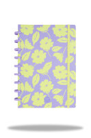 Ringbuch B5 kariert,FLORES LILA