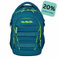 Schulrucksack LUCA 2.0 Petrol & light green
