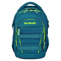 Schulrucksack LUCA 2.0 Petrol & light green
