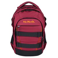 Schulrucksack LUCA 2.0 Bordeaux & orange