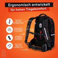 Schulrucksack MILO Lava