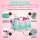 McNeill Sporttasche Gradient Strawberry – farbenfrohe Tasche mit Nassfach für Kinder & Jugendliche