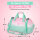 McNeill Sporttasche Gradient Strawberry – farbenfrohe Tasche mit Nassfach für Kinder & Jugendliche