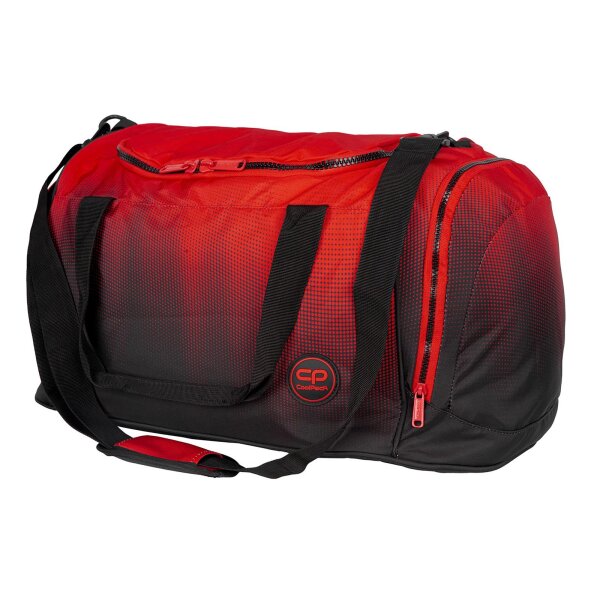 CoolPack Sporttasche FITT Gradient Cranberry – mit Nassfach, Kordelzugtaschen & verstellbarem Umhängegurt