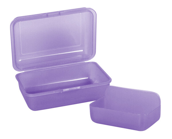 Pastel Frozen - Lunch Box - Transparent - Purple