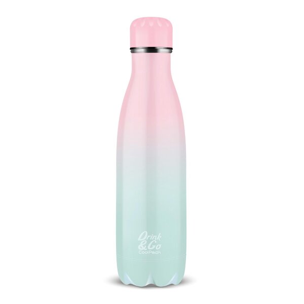 Metall Thermo Flasche 500ml Gradient Strawberry