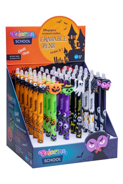 radierbare Stifte "Halloween" Display 36 Stück