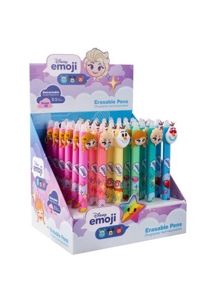 radierbare Stifte Display 36 Stück Emoji