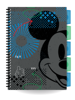Projektbuch B5 mit Trennblättern; Mickey Maus