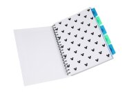 Projektbuch B5 mit Trennblättern; Mickey Maus