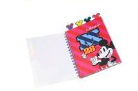 Spiral-Notizbuch A5 mit Kopfteilern Mickey Maus