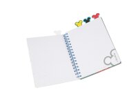 Spiral-Notizbuch A5 mit Kopfteilern Mickey Maus