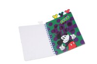 Spiral-Notizbuch A5 mit Kopfteilern Mickey Maus