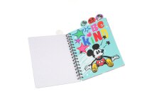 Spiral-Notizbuch A5 mit Kopfteilern Mickey Maus