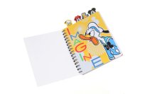 Spiral-Notizbuch A5 mit Kopfteilern Mickey Maus