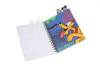 Spiral-Notizbuch A5 mit Kopfteilern Mickey Maus
