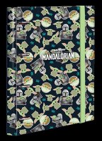 Ringbuch A4 mit Gummiband Mandalorian