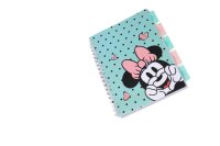 Projektbuch B5 mit Trennblättern; Minnie Maus