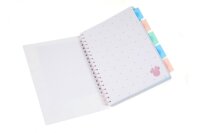 Projektbuch B5 mit Trennblättern; Minnie Maus