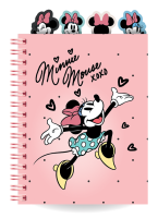 Spiral-Notizbuch A5 mit Kopfteilern Minnie Maus