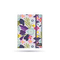 Notizbuch A5 Fester Einband 60 Zeilen Flower me