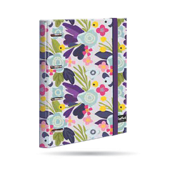 Ringbuch A4 120 kariert Flower me