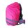 Regenhaube mit reflektierendem Logo pink