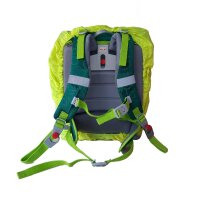 Regenhaube mit reflektierendem Logo neongelb