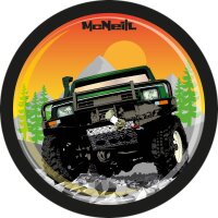 McAddys zu Schulranzen Fahrzeuge: Jeep/orange