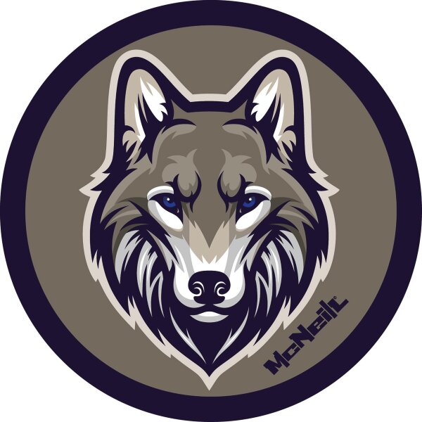 McAddys zu Schulranzen gefährliche Tiere: Wolf