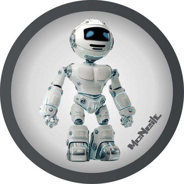 McAddys zu Schulranzen Roboter: hellgrau