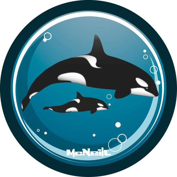 McAddys zu Schulranzen Unterwasser: Wale