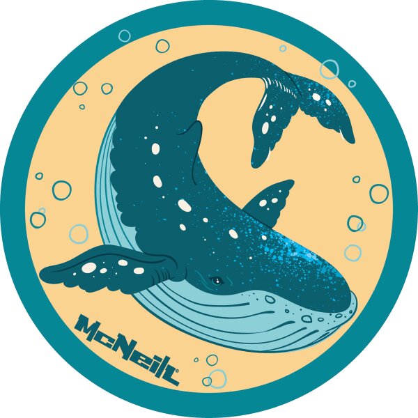 McAddys zu Schulranzen Unterwasser: Wal gold/grün