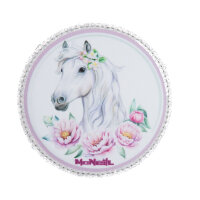 McAddys zu Schulranzen Pferd: weiß-Blumen