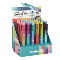 Ghost Pen radierbar, Multicolor, Displ.VE 24, Pastel