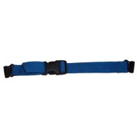 Brustgurt blau, verschiebb,seitl.Druckschl.