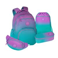 4tlg.Set Rucksack PICK 17, Blueberry