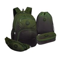 4tlg.Set Rucksack PICK 17, Grass