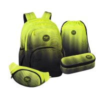 4tlg.Set Rucksack PICK 17, Gradient Lemon