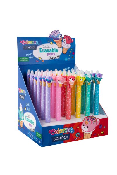 radierbare Stifte Eiscreme Display 36 Stück