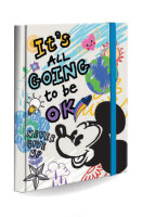 A4 Karton-Klappenmappe Mix 3 Designs Mickey Mouse