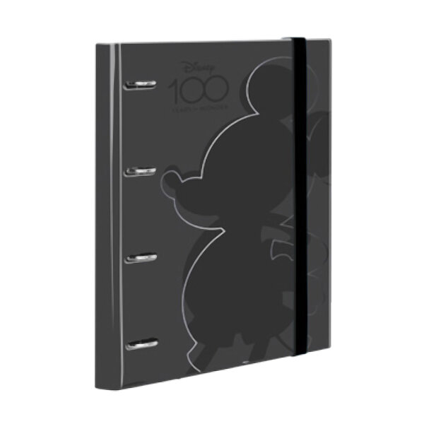 Ringbuch (A4 Ringbuch mit Papier) Mickey BLACK