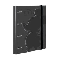 Ringbuch (A4 Ringbuch mit Papier) Mickey BLACK