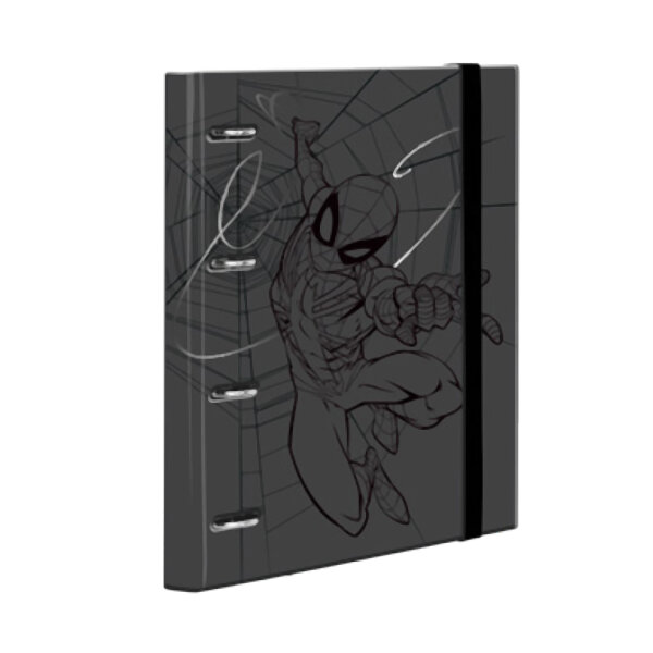 Ringbuch (A4 Ringbuch mit Papier) Spider BLACK