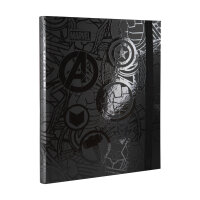 A4 Karton-Klappenmappe Marvel BLACK