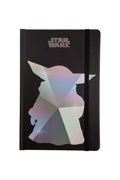 Notizbuch A5 mit Gummiband Star Wars BLACK