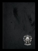Notizbuch A4, grauer Farbliniendruck Mandalorian VE6