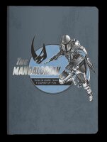 Schulheft A5, graue Farbstreifen Mandalorian VE6